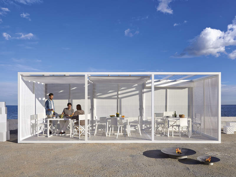 Modulo aluminum pergola by Jose A. Gandia Blasco