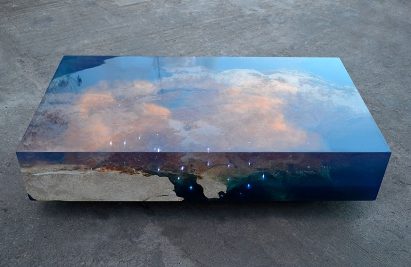 Starry sea lagoon table by LA Tables