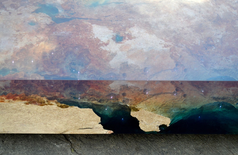 Starry sea lagoon table by LA Tables