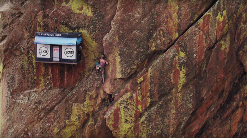 Cliffside shop is the world’s remotest pop-up store mounted on Bastille Wall, Colorado