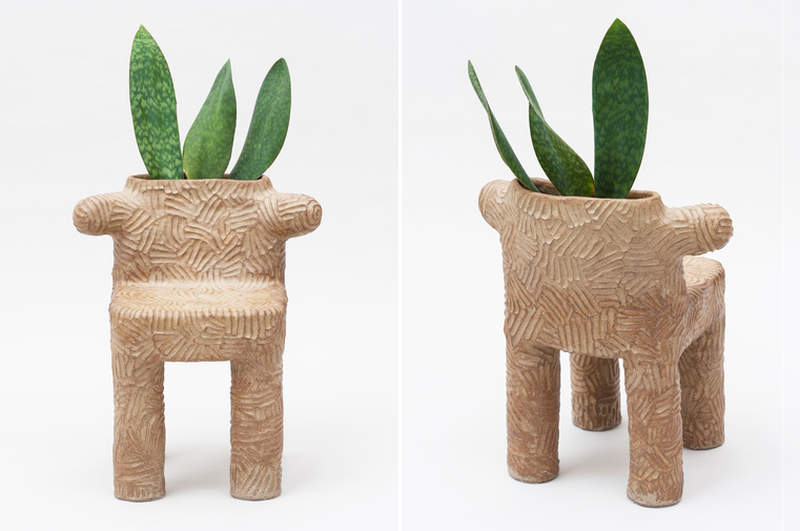 You won’t hate Chris Wolston’s unusual terracotta furniture