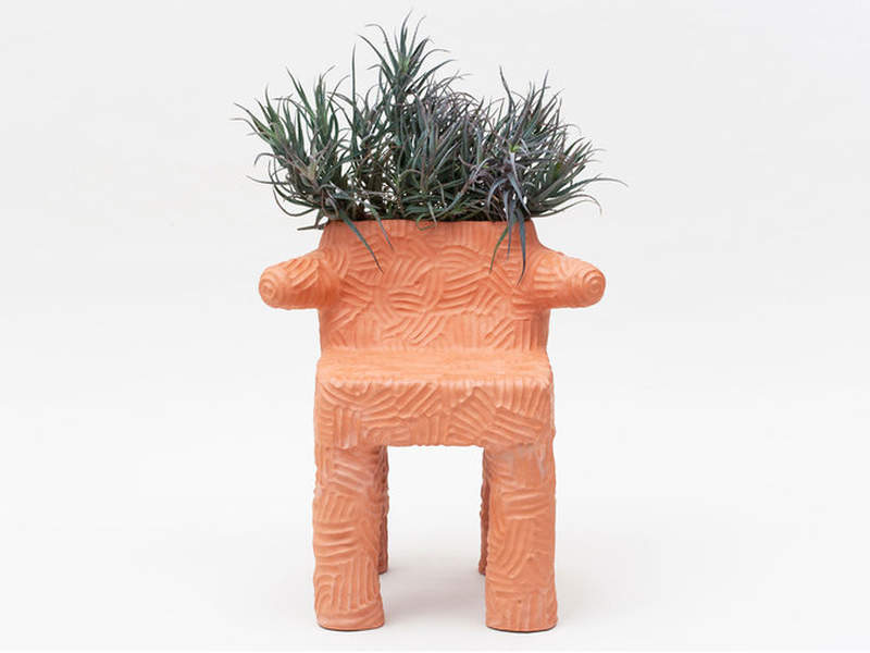 You won’t hate Chris Wolston’s unusual terracotta furniture