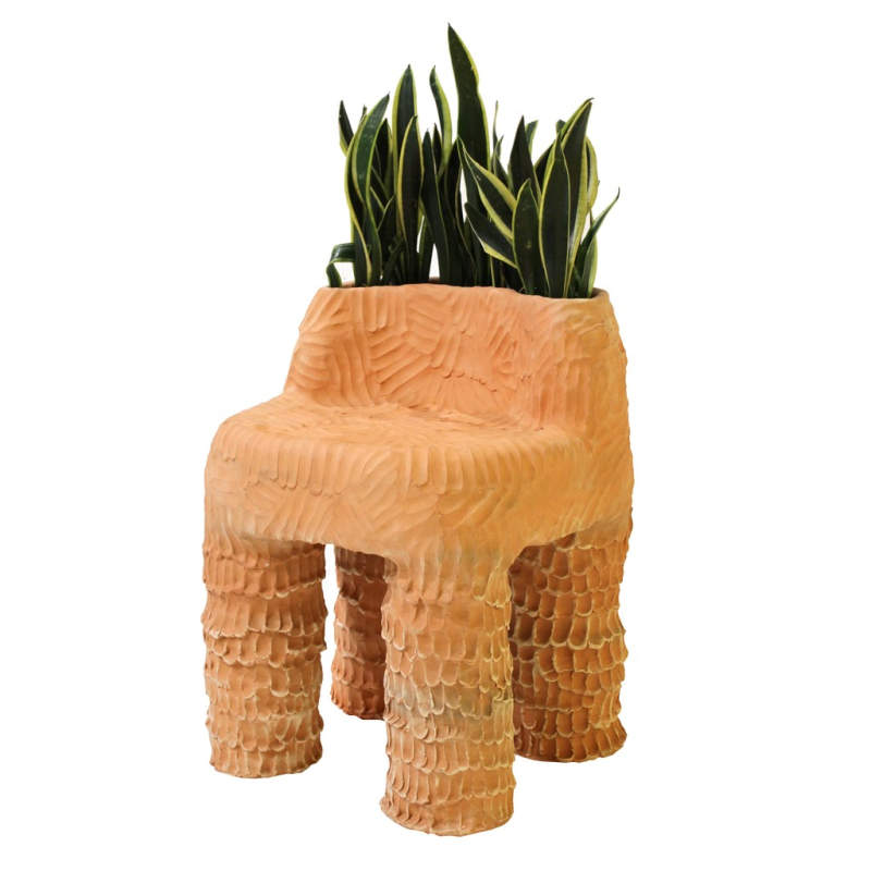 You won’t hate Chris Wolston’s unusual terracotta furniture