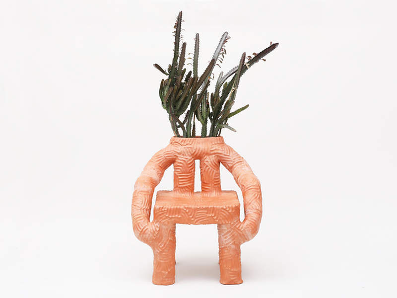 You won’t hate Chris Wolston’s unusual terracotta furniture