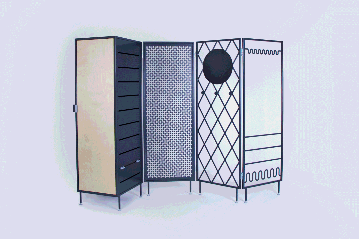 Patchwork furniture for cohabitation spaces