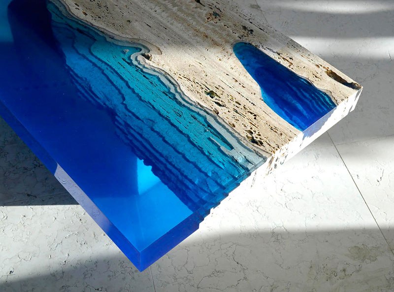 Lagoon table by LA Tables