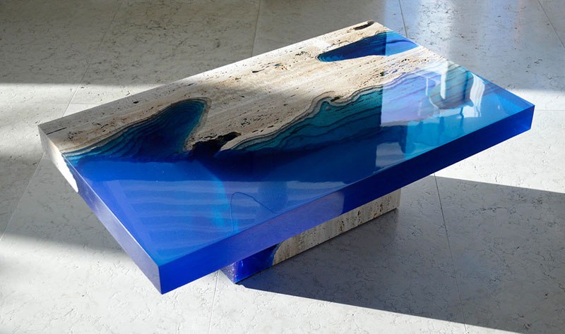 Lagoon table by LA Tables