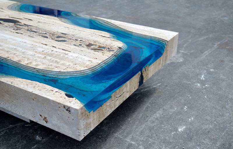 Lagoon table by LA Tables