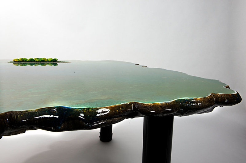 Ocean table by Gaetano Pesce