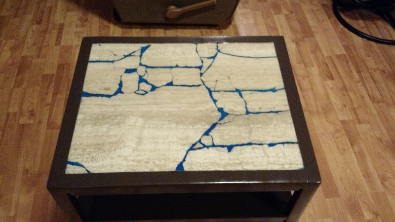 Refurbished glow in the dark marble