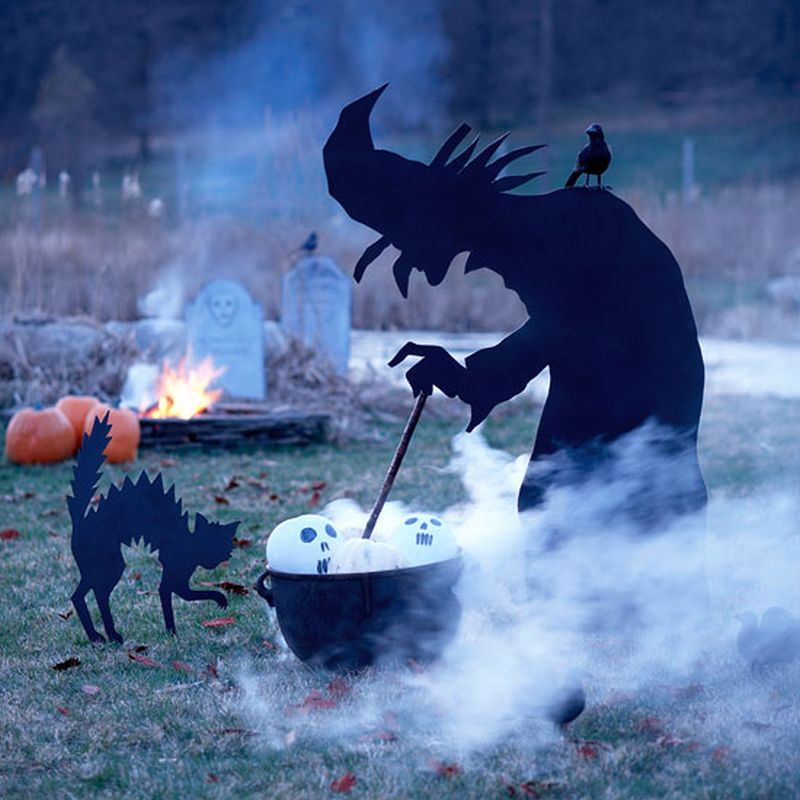Witch in Garden