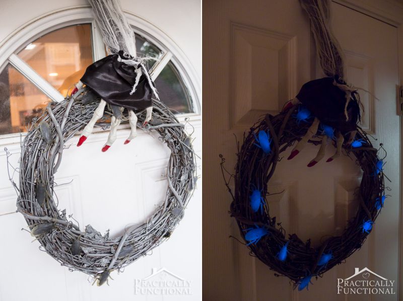 Glow in the dark wreath