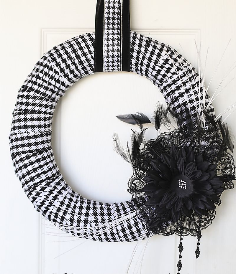 Funky Fabric wreath