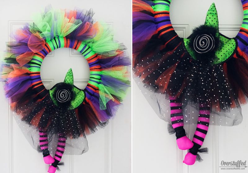 Tulle Witch wreath