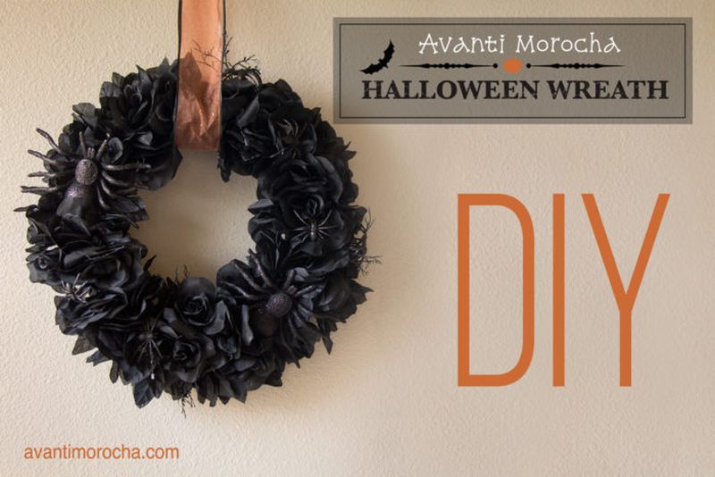 Avanti Morocha Halloween wreath