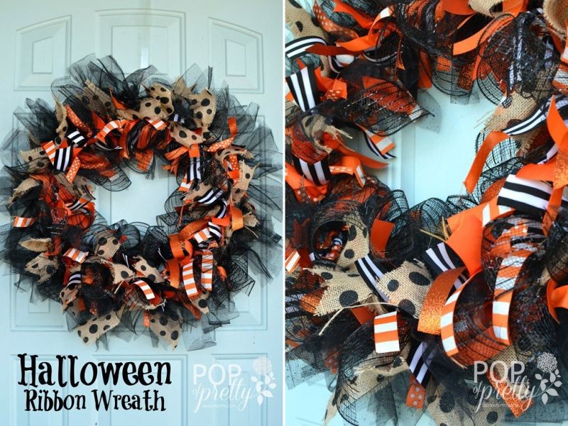 DIY ribbon wreath