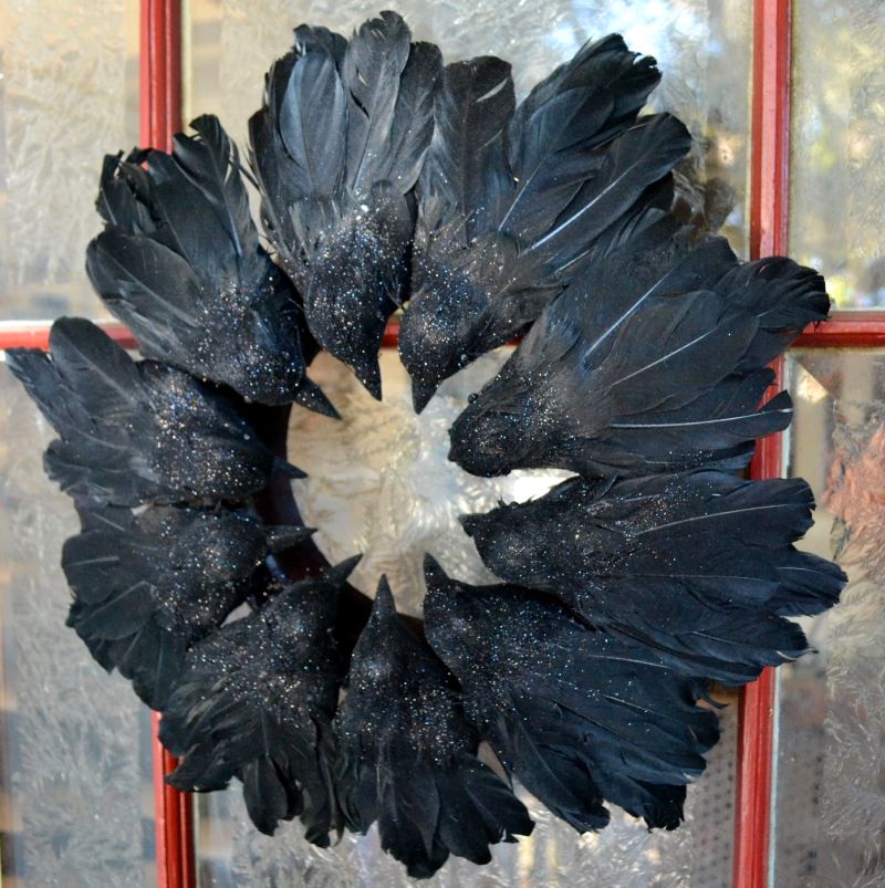 Raven wreath