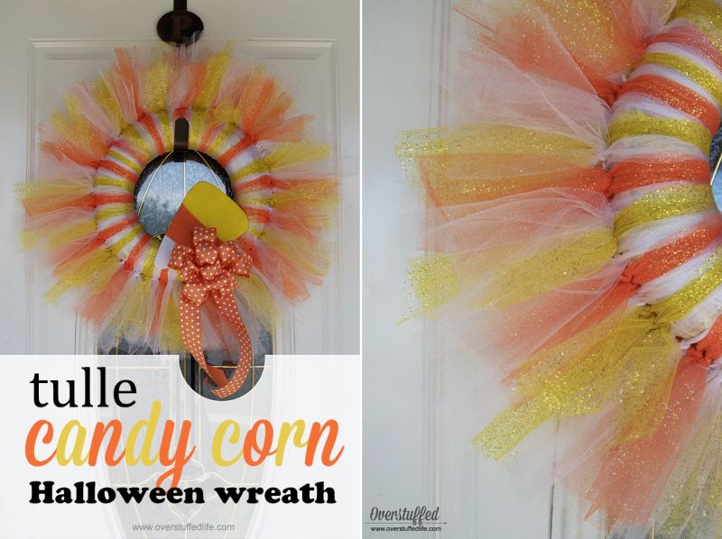 Tulle Halloween wreath