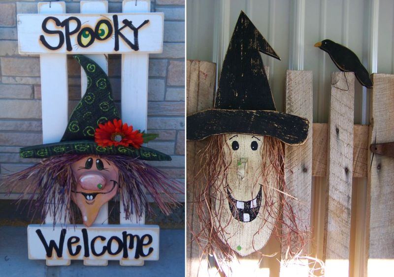 Pallet Wood Halloween Decoration Ideas