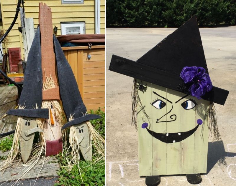Halloween pallet witch
