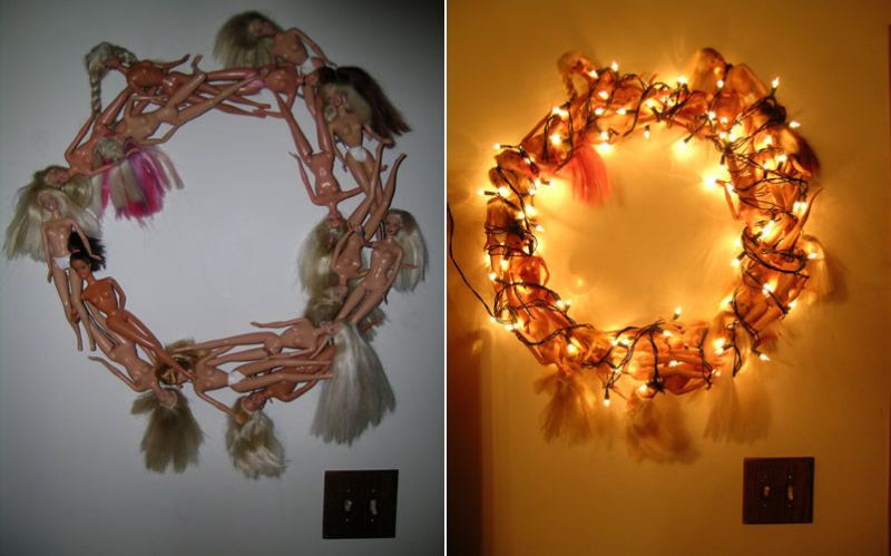 Barbie Halloween Wreath