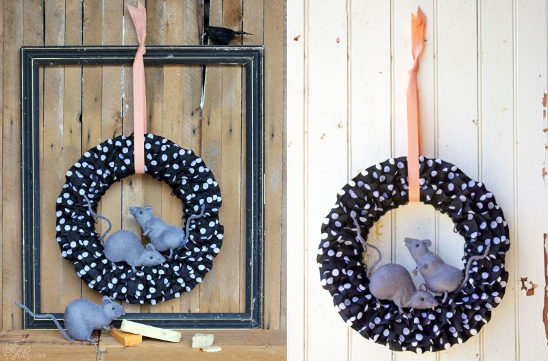 Halloween Rat Wreath