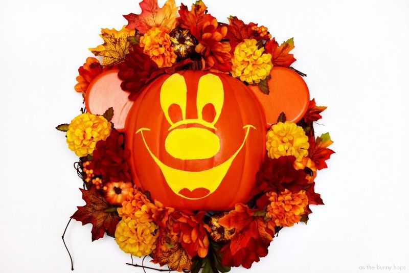 Not-So-Scary Mickey Halloween Wreath