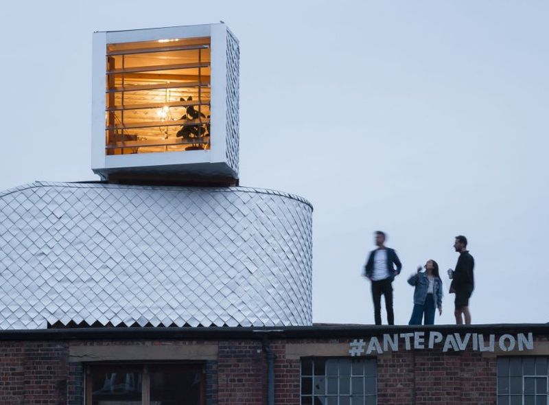Pup Architects Disguises Pop Up Pavilion As Rooftop Air Vent