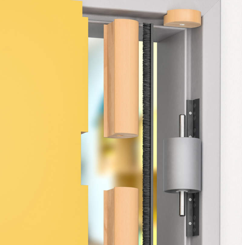 Simonswerk’s innovative hinge system eliminates finger pinching risks