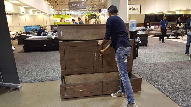 Stanley cabinet bed is a wonderful piece of Transforming furniture