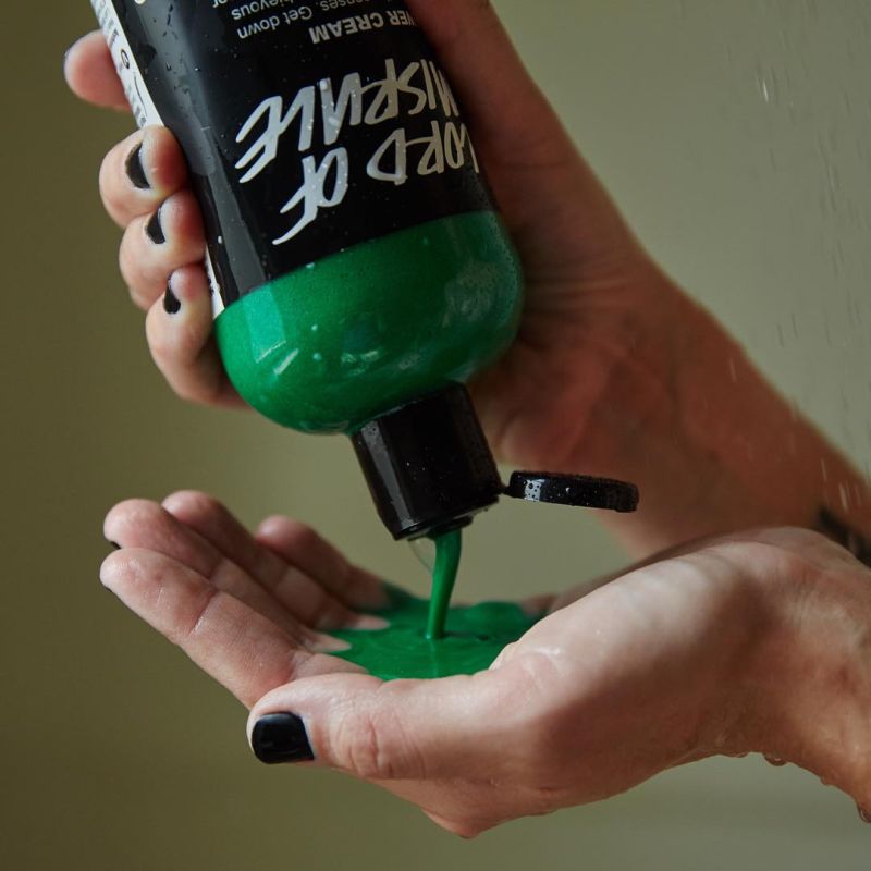 shimmery soap gel by lush