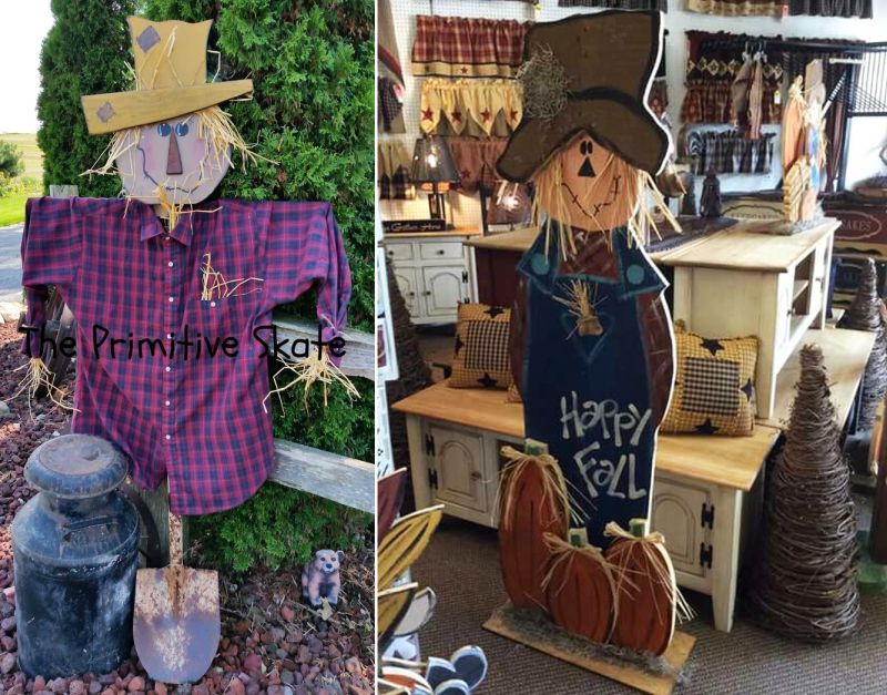 A pallet Scarecrow