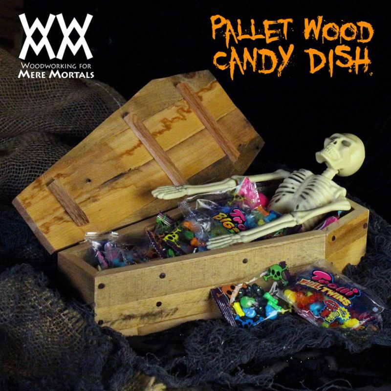 Coffin Candy Dish for Halloween