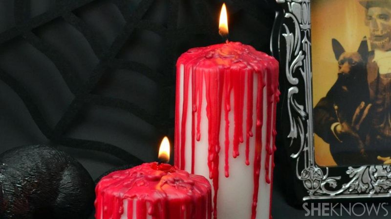 Creepy candles for halloween