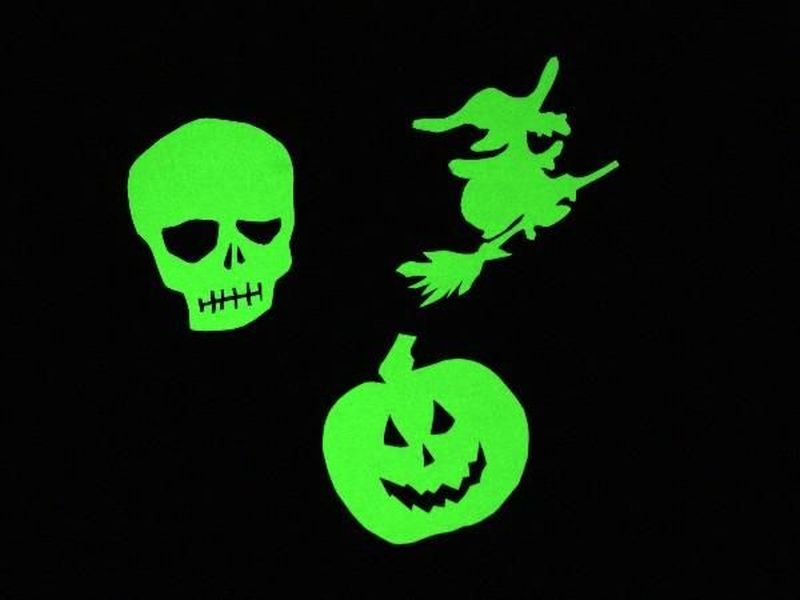 Glow in the dark Halloween decoration