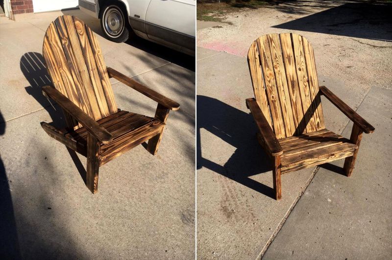 Halloween pallet Chair
