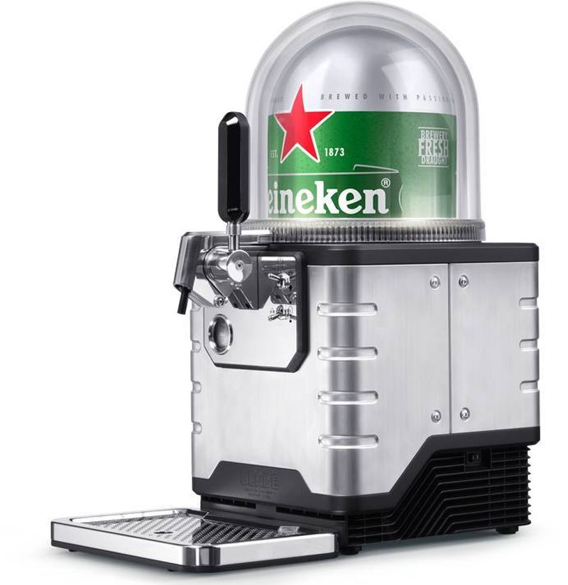 Make a bar out of any counter with Heineken’s Blade draught beer dispenser
