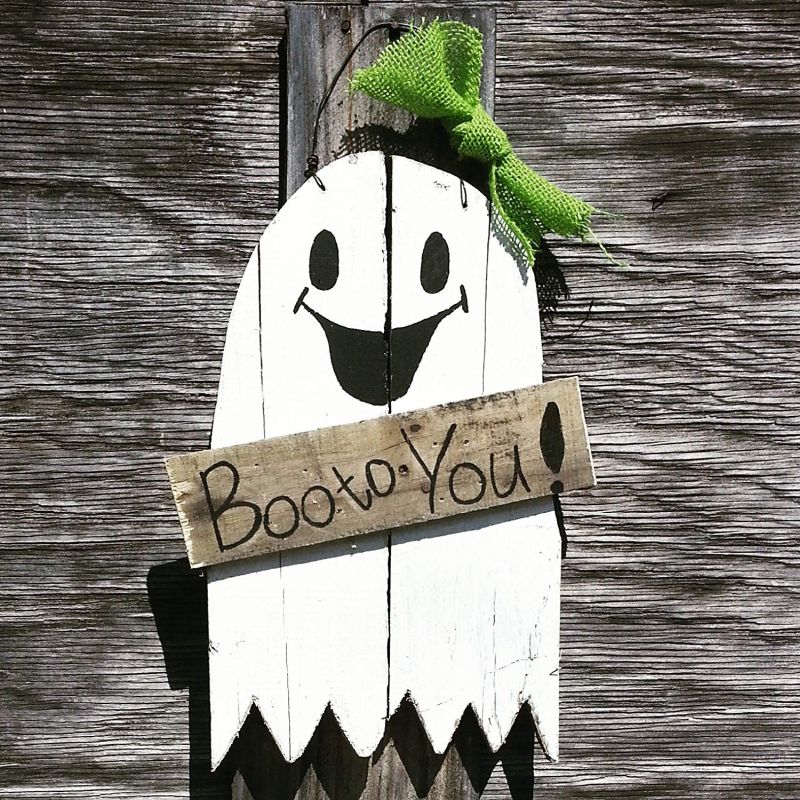Pallet wood Halloween Ghosts