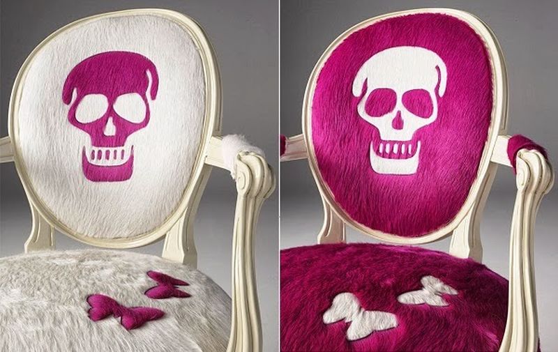Skull chair by Geoffrey Bradfield