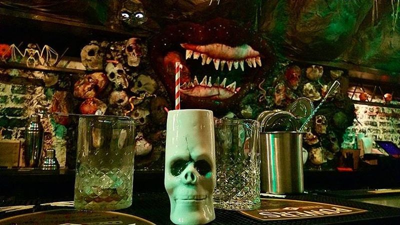 This Halloween-themed pop-up bar in Shaw summons evil spirits