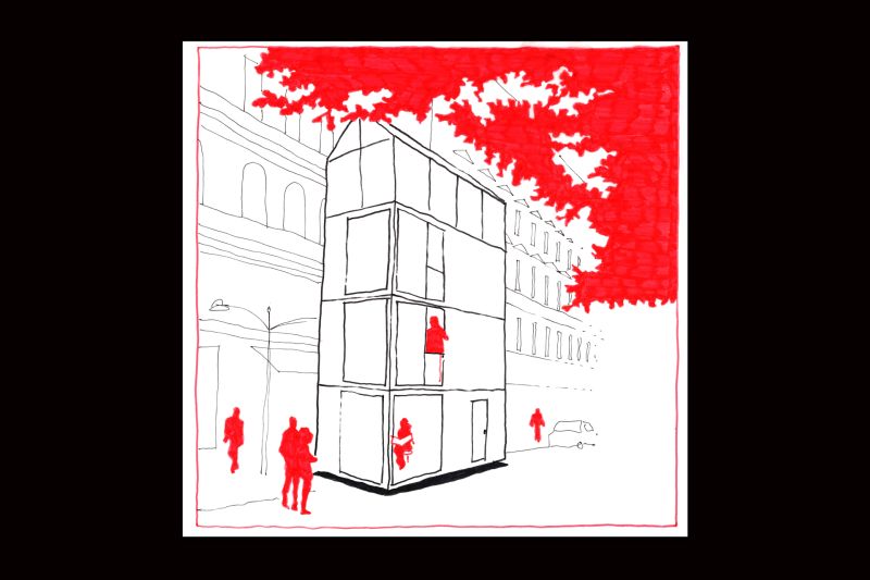 Tikku is a parking space sized prefab micro house for crowded cities