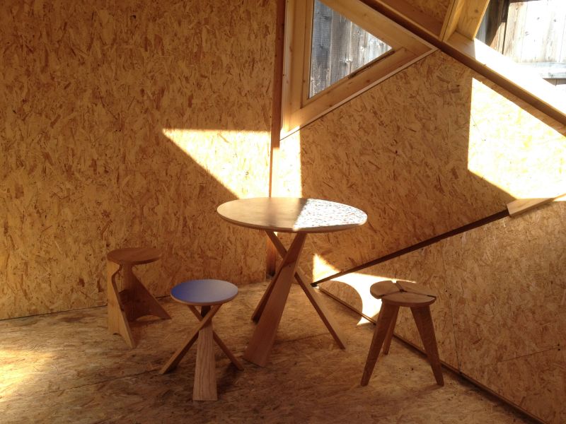 Tripod flat pack garden shed by Woodwork Designs