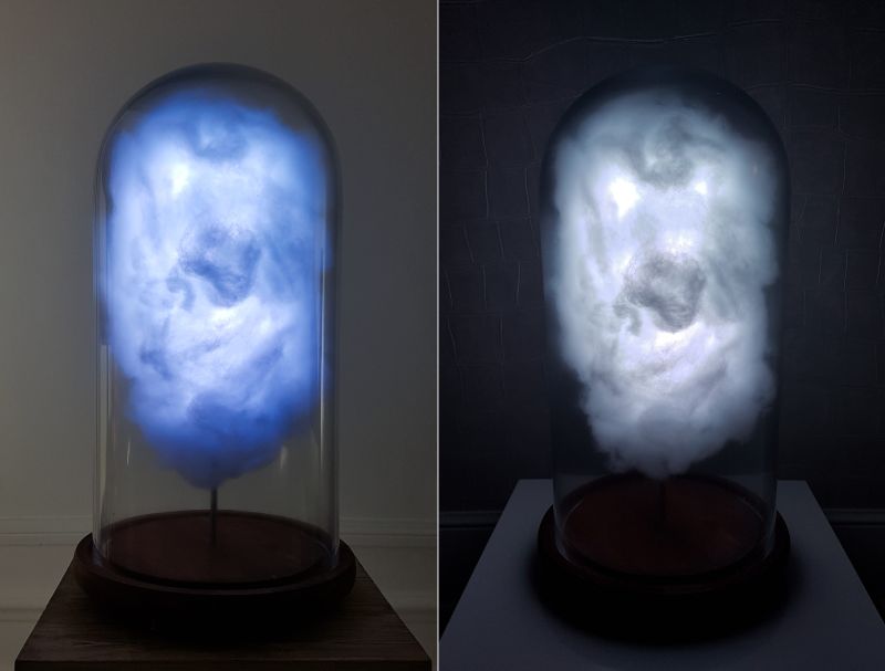 Twitter-powered cloud lamp flashes when Donald Trump tweets