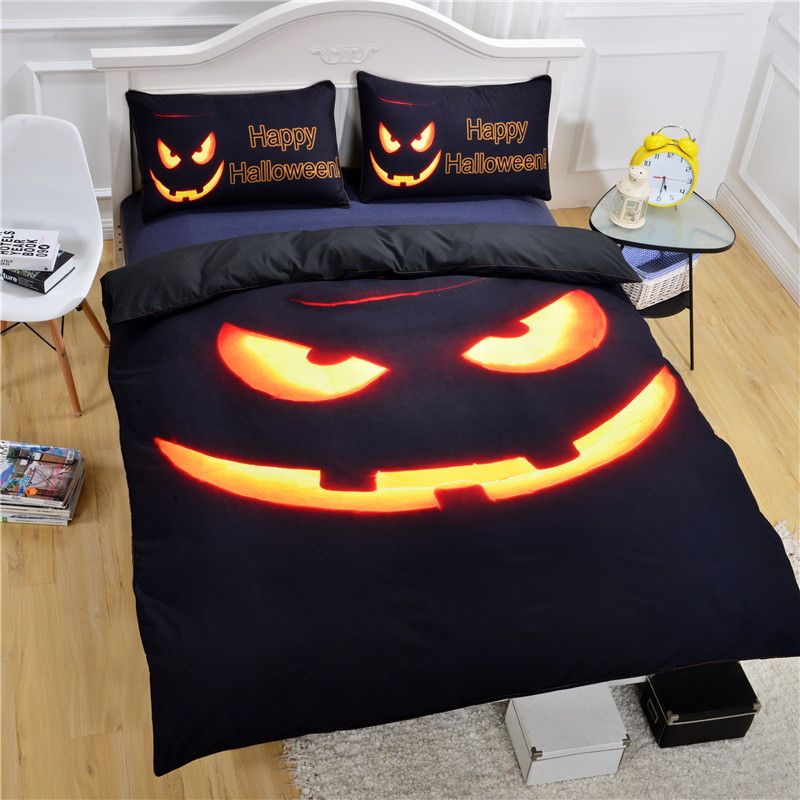 Halloween bedsheet for bedroom