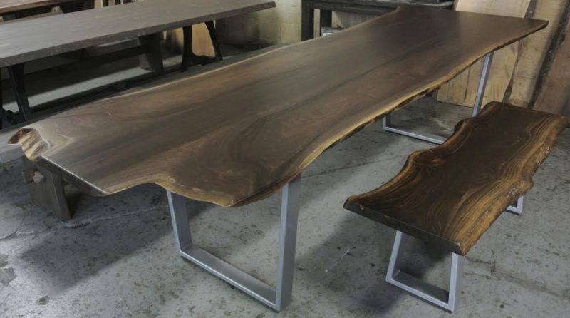 Trendy live edge furniture brings nature’s beauty to your home