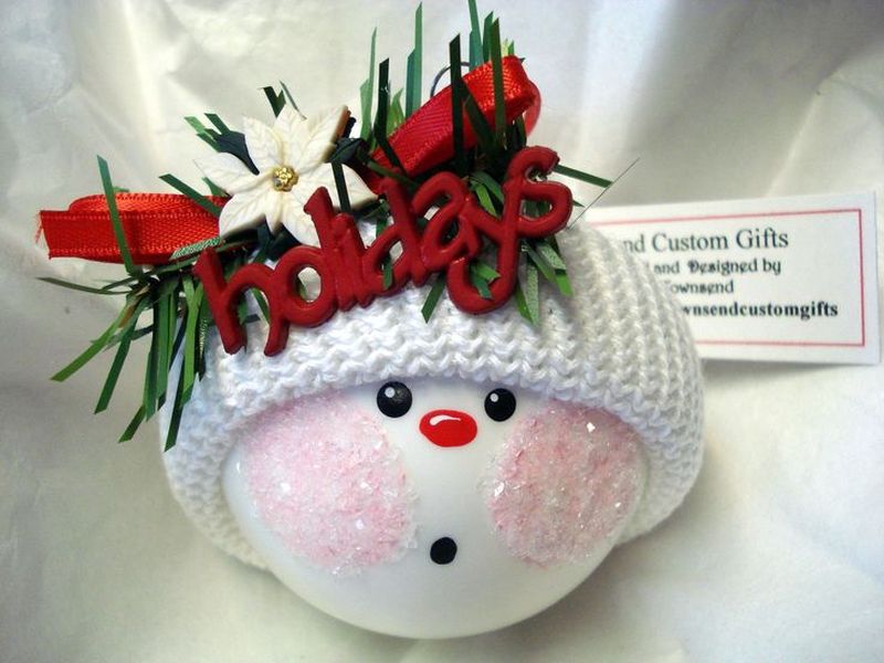 Christmas Foam ball Snowman
