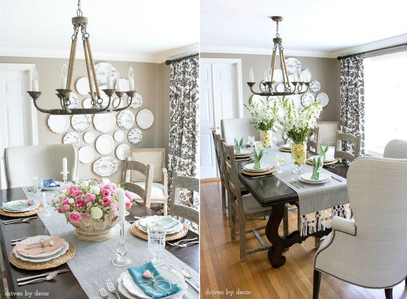 Use plants, flowers, and other natural items for Christmas decoration