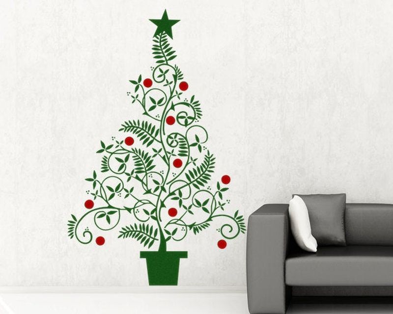 Wall decals and artwork for Christmas decor