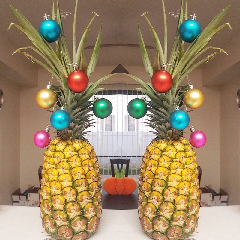 Pineapple Christmas tree