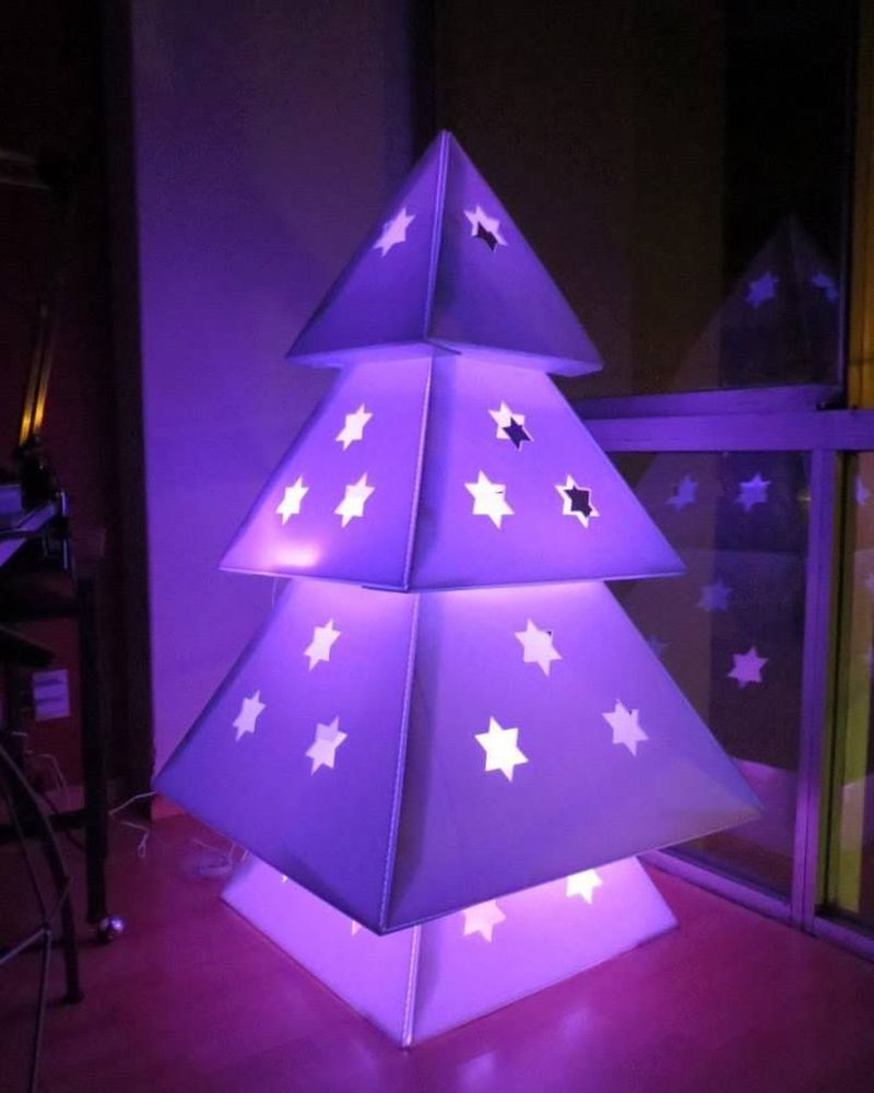 Cardboard Christmas tree
